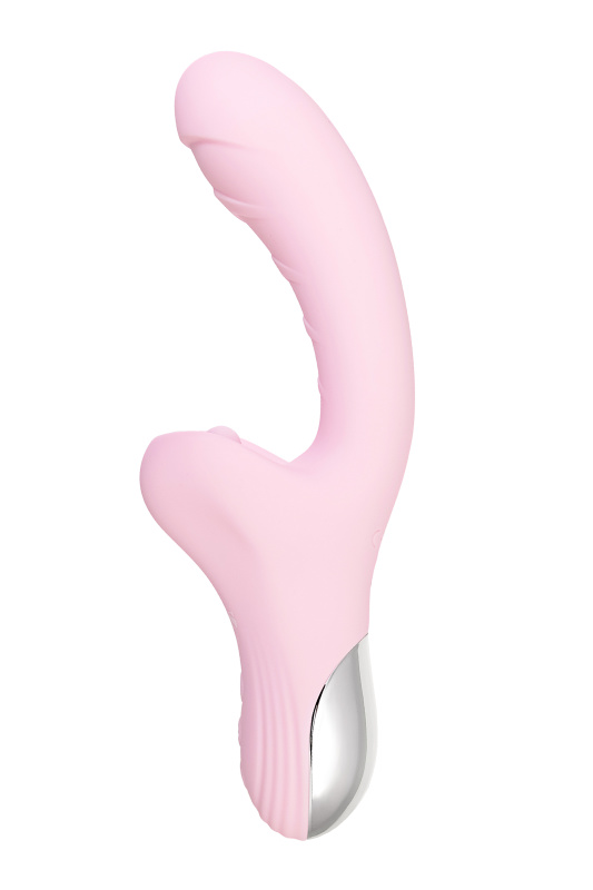 Изображение 4, Виброкролик с ласкающим язычком JOS Orali, силикон, розовый, 22 см, TFA-783056