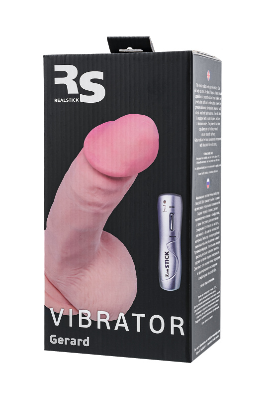 Изображение 12, Реалистичный вибратор RealStick Elite Gerard, TPR, телесный, 18,5 см, TFA-981009-1