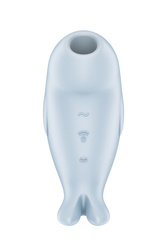 Изображение 2, Вакуумный стимулятор клитора Satisfyer Seal You Soon, силикон, голубой, 11 см, TFA-J2018-362