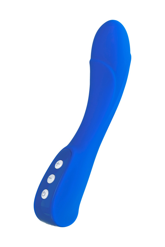 Изображение 3, Нереалистичный вибратор L'EROINA by TOYFA Blury, силикон, синий, 18,5 см, Ø 3,4, TFA-561020