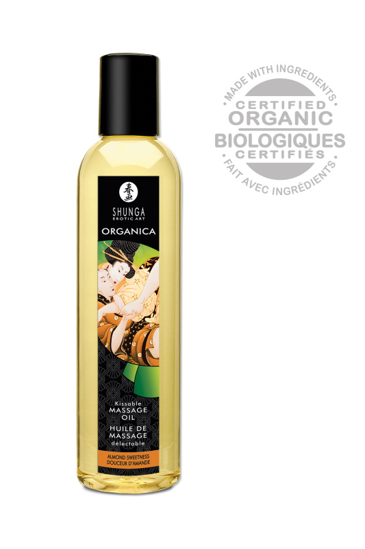 Изображение 15, Масло для массажа Shunga Organica Almond Sweetness, натуральное, возбуждающее, миндаль, 240 мл., TFA-271112