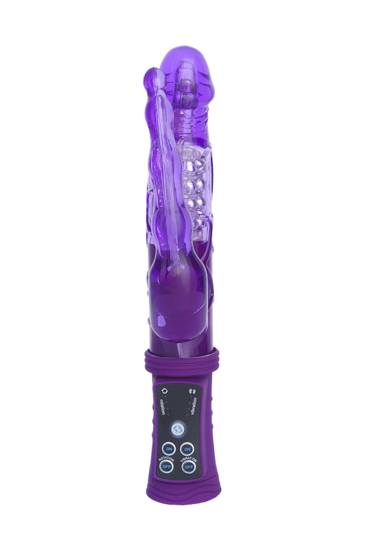 Изображение 4, Анально-вагинальный вибратор A-Toys by TOYFA High-Tech fantasy, TPR, фиолетовый, 22 см, TFA-765008