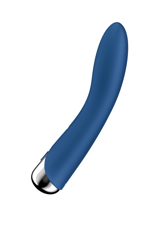 Изображение 1, Вибратор для точки G с ротацией Satisfyer Spinning Vibe 1, силикон, синий, 17,8 см, TFA-4048703 Изображение 1, Вибратор для точки G с ротацией Satisfyer Spinning Vibe 1, силикон, синий, 17,8 см, TFA-4048703