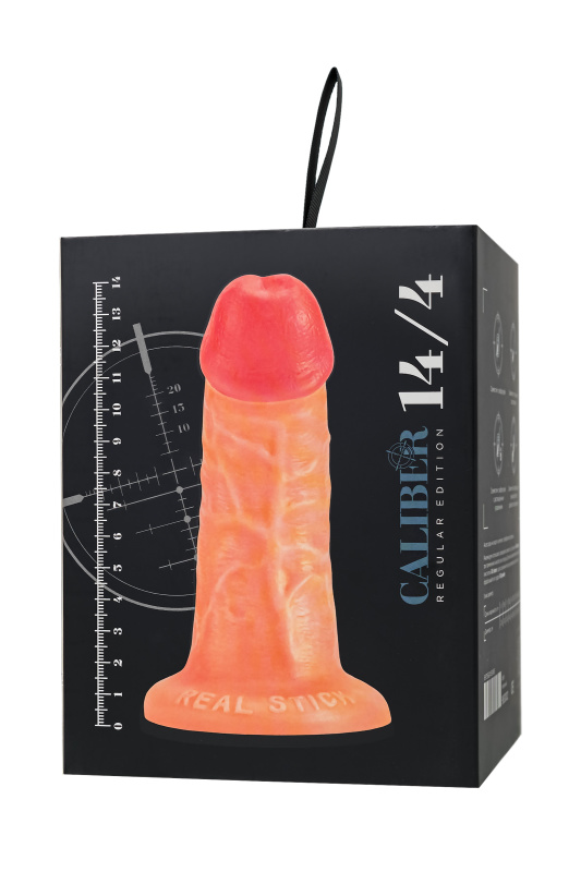 Изображение 11, Фаллоимитатор реалистичный, RealStick CALIBER, 14 см, Ø4, TFA-983002
