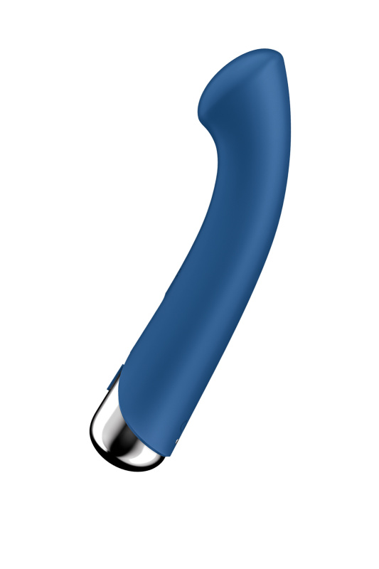 Вибратор для точки G с ротацией Satisfyer Spinning G-Spot 1, силикон, синий, 16,8 см, TFA-4048765