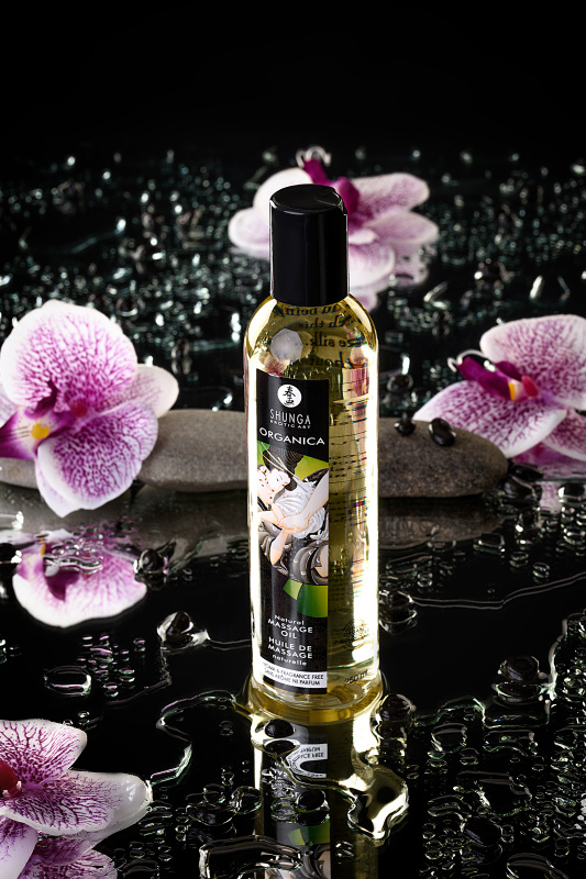 Изображение 16, Масло для массажа Shunga Organica Aroma and Fragrance Free, возбуждающее, 240 мл, TFA-1122