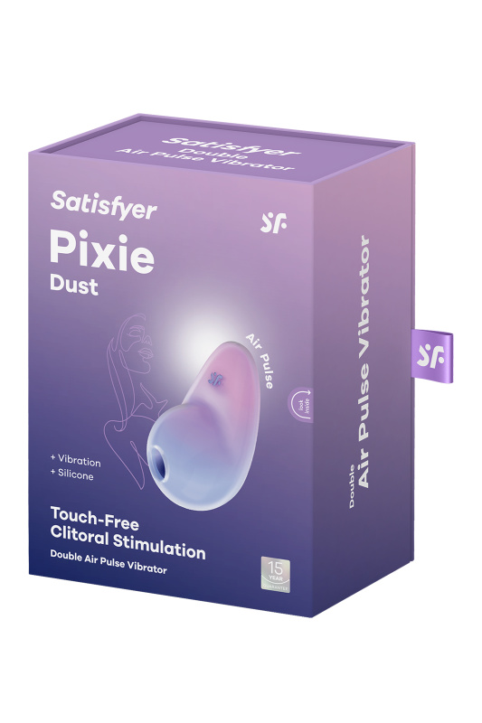 Изображение 6, Вакуумный стимулятор клитора Satisfyer Pixie Dust, силикон, фиолетовый, 9,4 см, TFA-J2018-272-2
