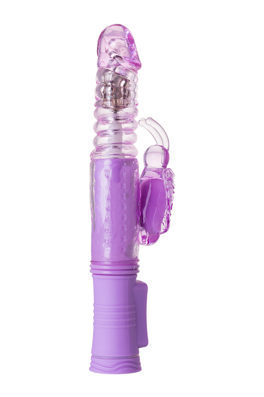 Изображение 5, Вибратор с клиторальным стимулятором TOYFA A-Toys Serk High-Tech fantasy, TPE, фиолетовый, 24,5 см, TFA-761033