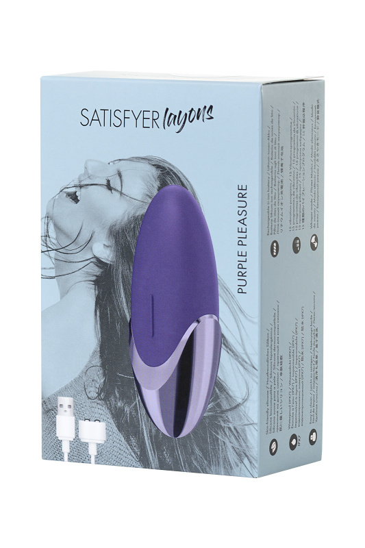 Изображение 18, Вибромассажер Satisfyer Layon 1, Purple pleasure, силикон, фиолетовый, 9,5 см., TFA-J2018-27-5