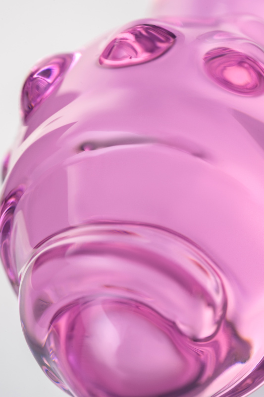 Изображение 6, Двусторонний фаллоимитатор Sexus Glass, стекло, розовый, 17 см, TFA-912013