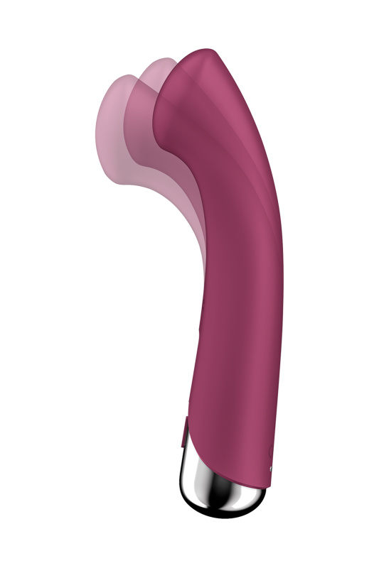 Изображение 5, Вибратор для точки G с ротацией Satisfyer Spinning G-Spot 1, силикон, бордовый, 16,8 см, TFA-4048758 Изображение 5, Вибратор для точки G с ротацией Satisfyer Spinning G-Spot 1, силикон, бордовый, 16,8 см, TFA-4048758