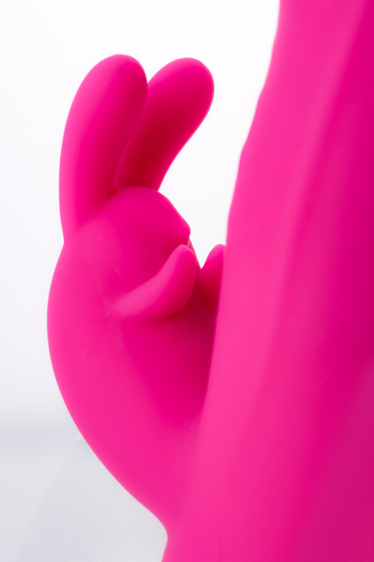 Изображение 9, Вибратор с клиторальным стимулятором JOS ELLY, с подогревом, силикон, розовый, 21,5 см, TFA-783003