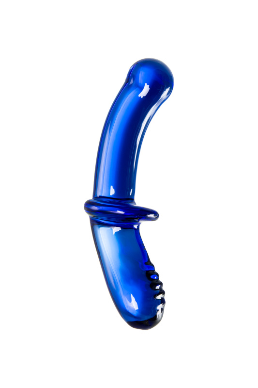 Изображение 3, Двусторонний фаллоимитатор Satisfyer Double Crystal, стекло, голубой, 19,5 см, TFA-4045931