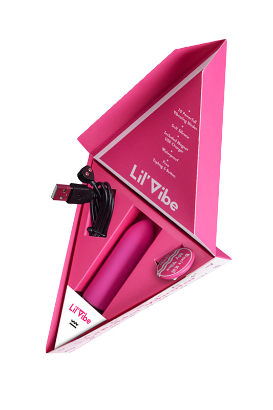 Изображение 5, Нереалистичный вибратор Lil'Vibe, силикон, розовый, 10 см, TFA-LIL001PNK