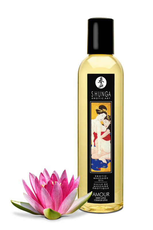 Изображение 14, Масло для массажа Shunga Amour «Sweet Lotus», возбуждающее, 240 мл., TFA-1023