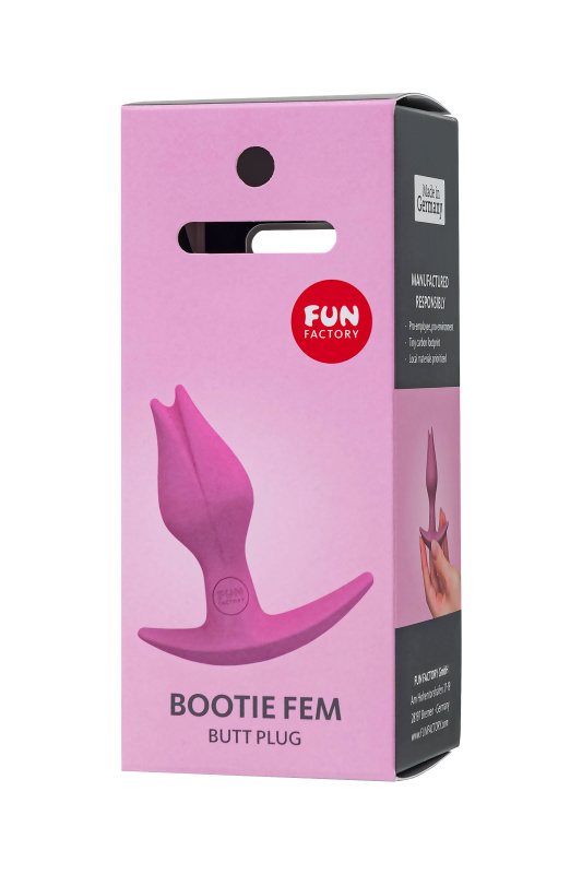 Изображение 9, Анальный стимулятор Fun Factory BOOTIE FEM силикон, розовый, 8,5 см, TFA-25600