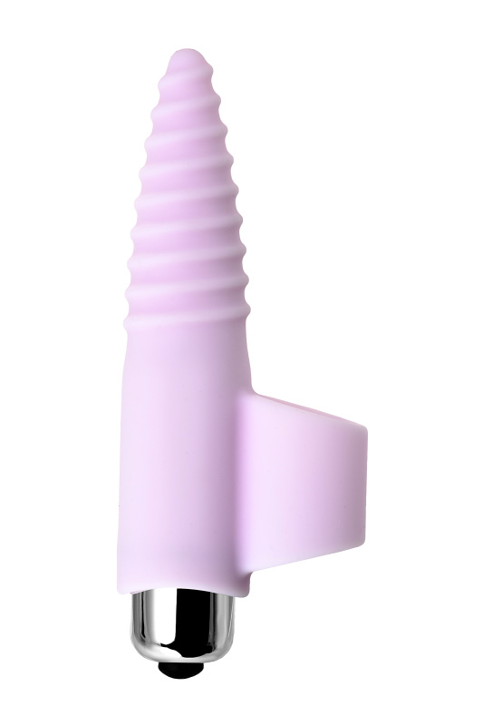 Изображение 3, Вибронасадка на палец JOS NOVA для анальной стимуляции, силикон, розовая, 9 см, TFA-782005