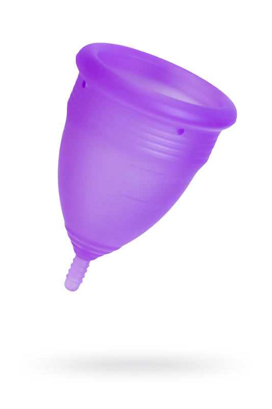 Гигиеническая менструальная чаша Eromantica, силикон, фиолетовый, S, FER-210339
