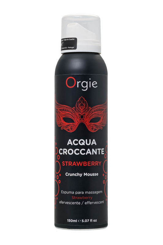 Изображение 2, Шипучая пена для массажа Orgie Acqua Croccante, клубника (Strawberry), 150 мл, TFA-21371