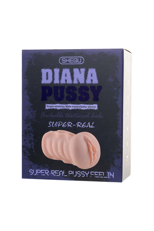 Изображение 9, Мастурбатор реалистичный вагина Diana, XISE, TPR, телесный, 16.5 см., TFA-SQ-MA60023