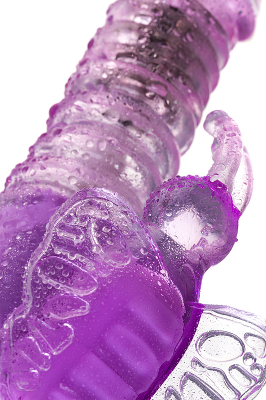 Изображение 13, Вибратор с клиторальным стимулятором TOYFA A-Toys Serk High-Tech fantasy, TPE, фиолетовый, 24,5 см, TFA-761033