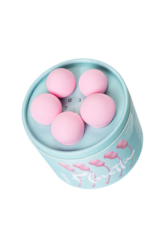 Изображение 5, Набор вагинальных шариков Flovetta by Toyfa TULIPS, силикон, розовый, 5,3 см, TFA-457710
