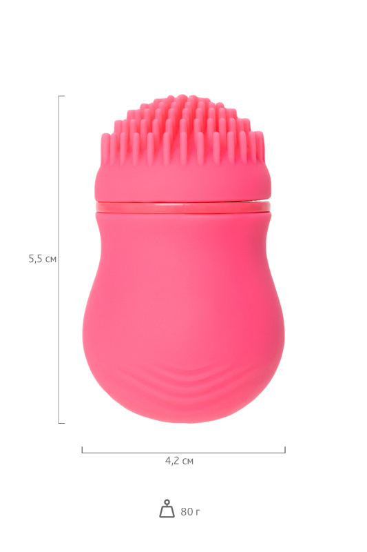 Изображение 11, Стимулятор клитора PPP CURU-CURU BRUSH ROTER, ABS-пластик, розовый, 5,5 см, TFA-UPPP-117