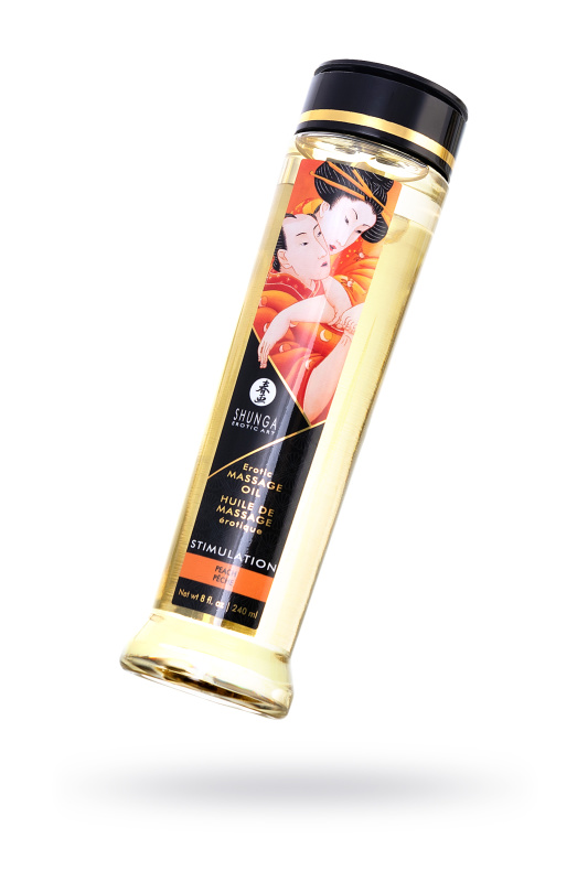 Изображение 1, Масло массажное для тела Shunga «Активный персик» (Stimulation. Peach), 240 мл., TFA-271007 Изображение 1, Масло массажное для тела Shunga «Активный персик» (Stimulation. Peach), 240 мл., TFA-271007