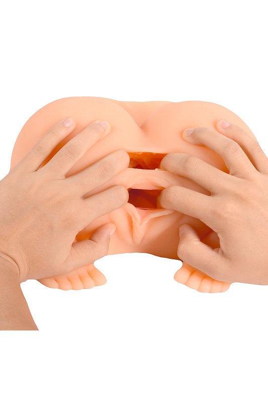 Изображение 10, Мастурбатор реалистичный вагина+анус, XISE , TPR, телесный, 22 см, TFA-XS-MA50021