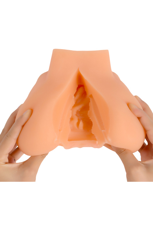 Изображение 14, Мастурбатор реалистичный вагина+анус, XISE Emily, TPR, телесный, 16,5 см., TFA-XS-MA50001-S