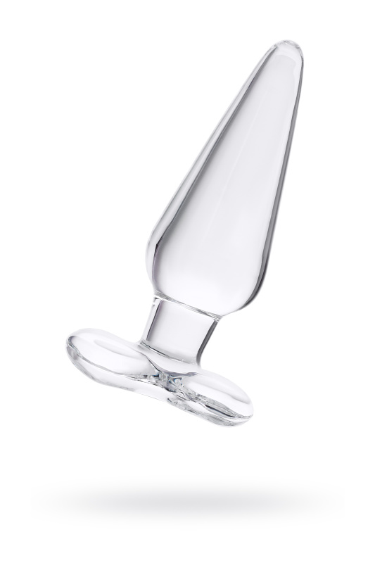 Изображение 1, Анальная втулка Sexus Glass, стекло, прозрачная, 11,5 см, Ø 3,5 см, TFA-912173