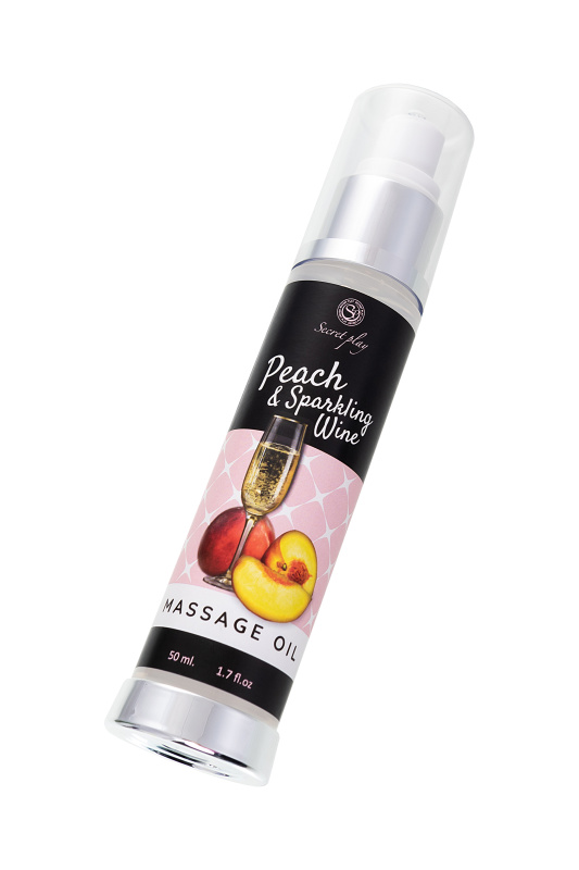 Изображение 4, Массажное масло SECRET PLAY с ароматом персика и шампанского, 50 мл, TFA-3682