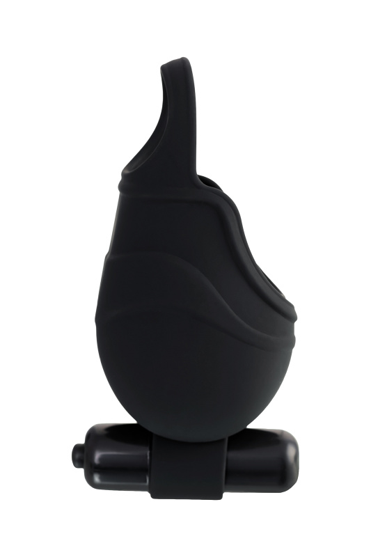 Изображение 4, Чехол для мошонки Erotist Attraction с эрекционным кольцом и вибрацией, силикон, черный, 6,5 см, TFA-548005