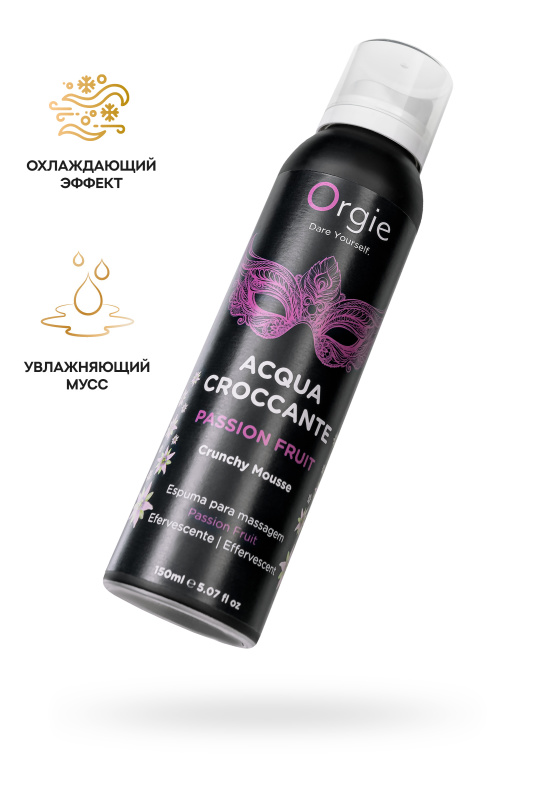 Шипучая пена для массажа Orgie Acqua Croccante, маракуйя (passion fruit), 150 мл, TFA-17007