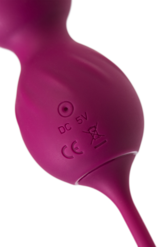 Изображение 9, Вагинальные шарики L'Eroina Moussy, силикон, бордовый, 17 см, TFA-564009