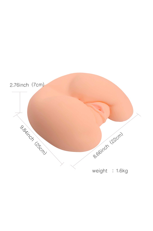 Изображение 9, Мастурбатор реалистичный вагина+анус, XISE , TPR, телесный, 25 см, TFA-XS-MA50002