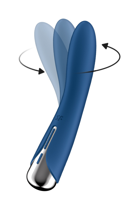 Изображение 6, Вибратор для точки G с ротацией Satisfyer Spinning Vibe 1, силикон, синий, 17,8 см, TFA-4048703 Изображение 6, Вибратор для точки G с ротацией Satisfyer Spinning Vibe 1, силикон, синий, 17,8 см, TFA-4048703