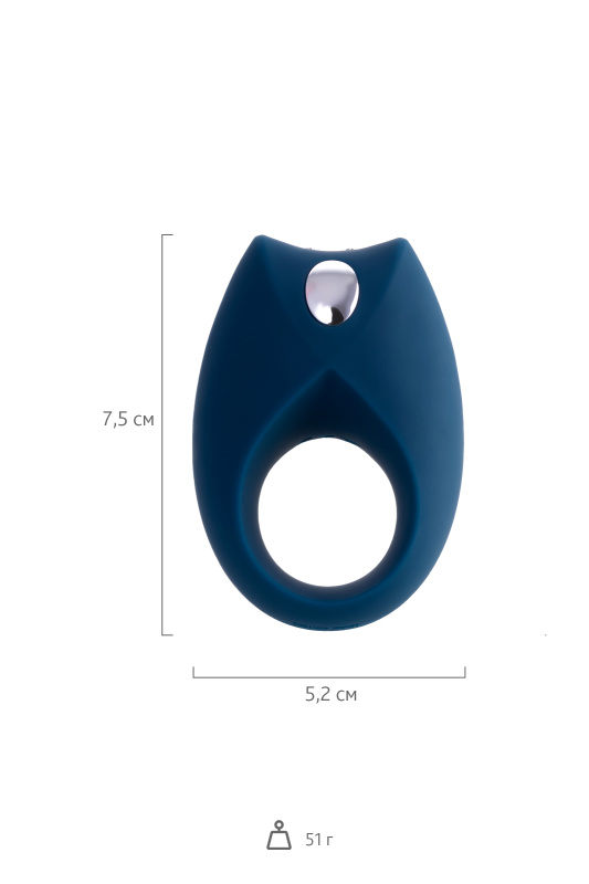 Изображение 7, Эрекционное кольцо на пенис Satisfyer Royal, силикон, синий, 7,5 см., TFA-J2008-21