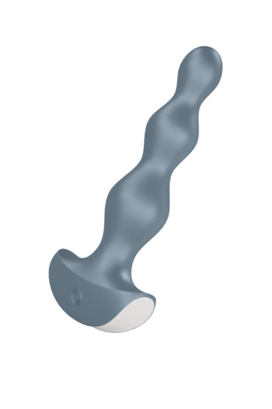 Анальная виброелочка Satisfyer Lolli Plug 2, силикон, серый, 11 см, TFA-4003269