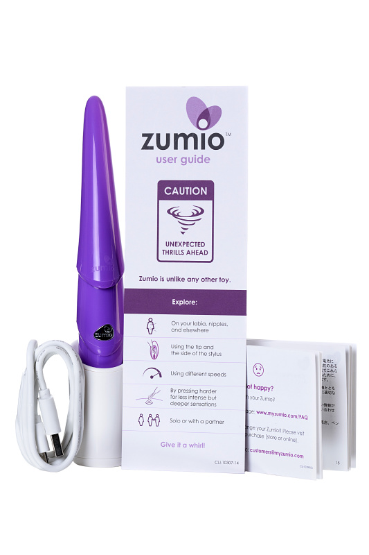 Изображение 12, Стимулятор клитора с ротацией Zumio S,сиреневый, ABS пластик, фиолетовый, 18 см, TFA-CLI-11270