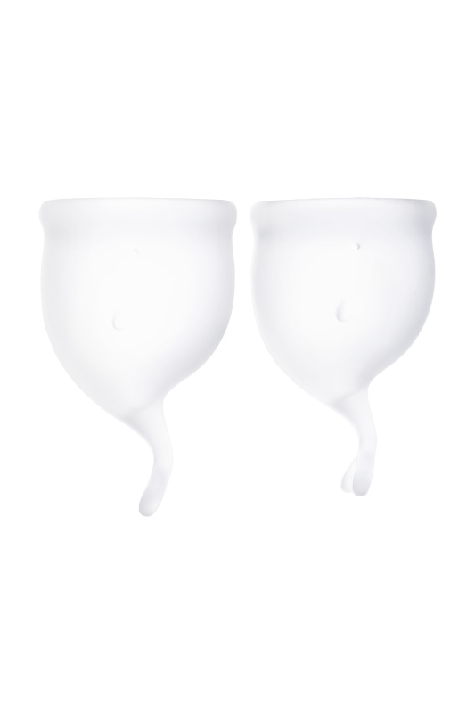 Изображение 3, Менструальная чаша Satisfyer Feel Secure, 2 шт в наборе, силикон, прозрачный, FER-J1766-2
