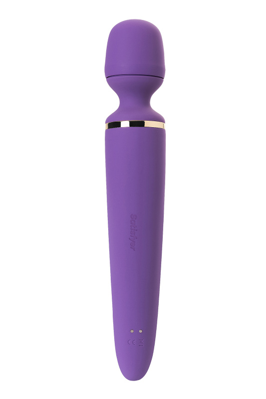 Изображение 4, Нереалистичный вибратор Satisfyer Woman Wand, ABS пластик, фиолетовый, 34 см., TFA-J2018-47-3