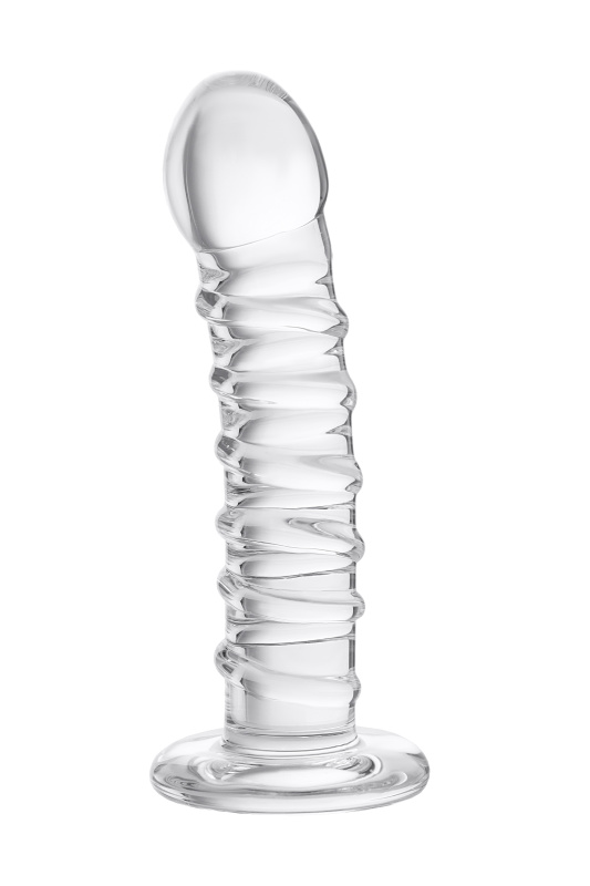 Изображение 2, Нереалистичный фаллоимитатор Sexus Glass, стекло, прозрачный, 16 см, TFA-912179