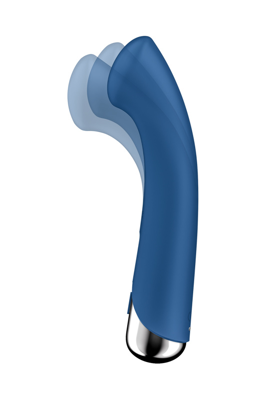 Изображение 5, Вибратор для точки G с ротацией Satisfyer Spinning G-Spot 1, силикон, синий, 16,8 см, TFA-4048765 Изображение 5, Вибратор для точки G с ротацией Satisfyer Spinning G-Spot 1, силикон, синий, 16,8 см, TFA-4048765