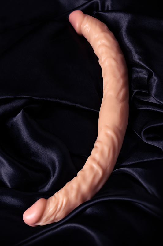 Изображение 11, Двусторонний фаллоимитатор TOYFA RealStick Nude реалистичный, PVC, телесный, 42,5 см, TFA-582011