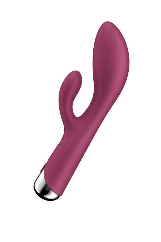 Изображение 1, Вибратор-кролик с ротацией Satisfyer Spinning Rabbit 1, силикон, бордовый, 20,5 см, TFA-4048727 Изображение 1, Вибратор-кролик с ротацией Satisfyer Spinning Rabbit 1, силикон, бордовый, 20,5 см, TFA-4048727