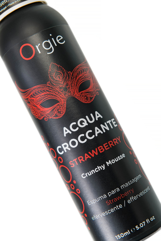 Изображение 6, Шипучая пена для массажа Orgie Acqua Croccante, клубника (Strawberry), 150 мл, TFA-21371