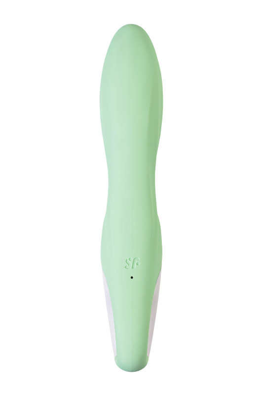 Изображение 3, Вибратор с расширением Satisfyer Air Pump Bunny 5+ Connect App, силикон, мятный, 10 см, TFA-J2018-257