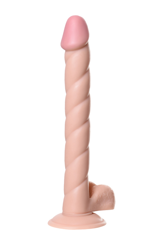 Изображение 5, Реалистичный фаллоимитатор TOYFA RealStick Nude, PVC, телесный, 31,5 см, TFA-582014
