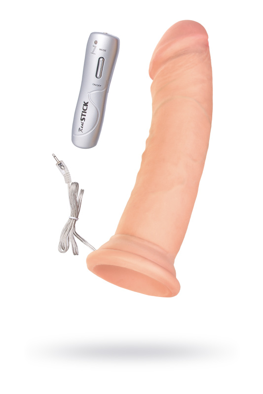 Изображение 1, Реалистичный вибратор RealStick Elite Kurt, TPR, телесный, 20 см, TFA-981038-1